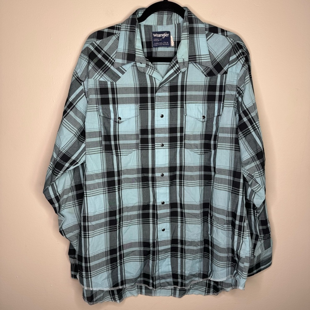 Wrangler Cowboy Cut Pearl Snap Long Sleeve